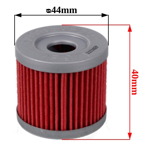 Olejový filter HF 971 Hiflofiltro - SUZUKI BURGMAN
