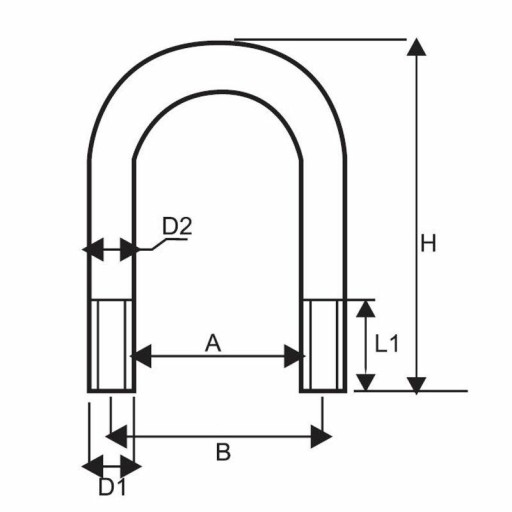 Svorka / Svorka na potrubie M6x14 (1/4
