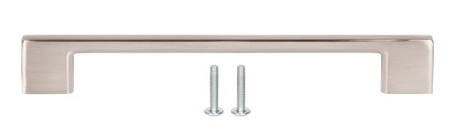 Kovové madlo barového nábytku, brúsená nehrdzavejúca oceľ, 160 mm - AR004Z AMIX