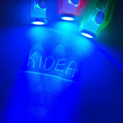 Špionážne pero Kidea neviditeľné LED pero
