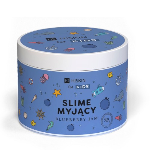 HiSkin Kids čistiaci sliz Blueberry Jam 150ml