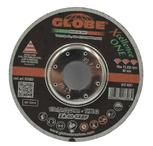 Nerezový rezací kotúč GLOBE 115x1