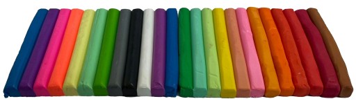 KIDEA NEON SCHOOL PLASTICINE 24 ŽIVÝCH FARIEB