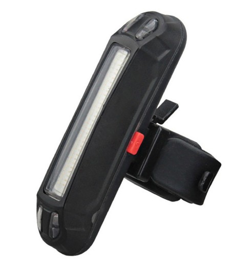 COB ZADNÁ CYKLISTICKÁ LAMPA 100 LM DO CYKLOKOČÍKU SKÚTER ČERVENÁ SILNÁ
