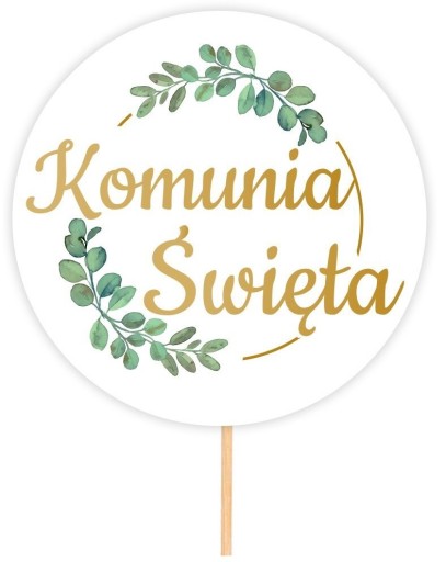 Tortový vrch Eukalyptus Ozdoby prvého svätého prijímania TK-003