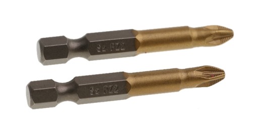 SKRUTKOVACIE HROTY PZ2 x 50 mm TITÁNOVÉ BROTY 2 ks