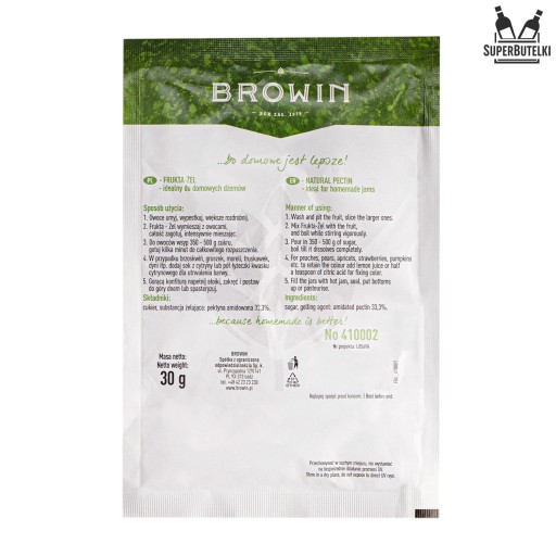 FRUKTA-GEL prírodný želírovací prostriedok 30 g