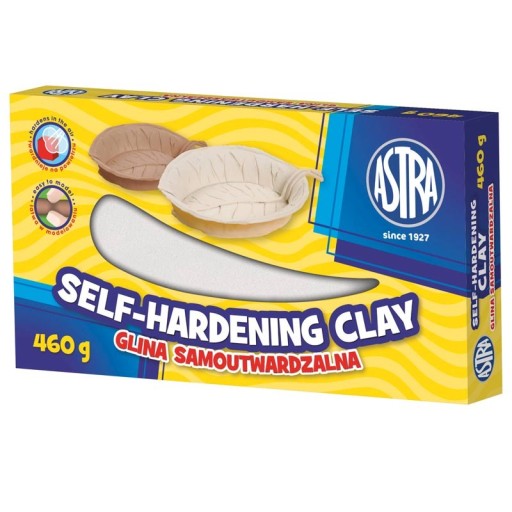 Samotvrdnúca hlina Astra 460g biela