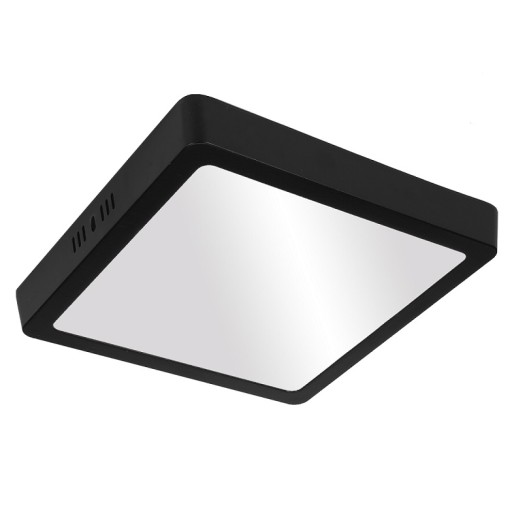 POVRCHOVÝ LED PANEL 18W Štvorcový CCD ČIERNA