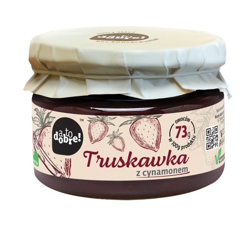 Jahodový džem so škoricou jahoda 295g a je dobrý!