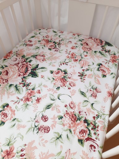 PLACHTA 120x60 Queen pink flowers
