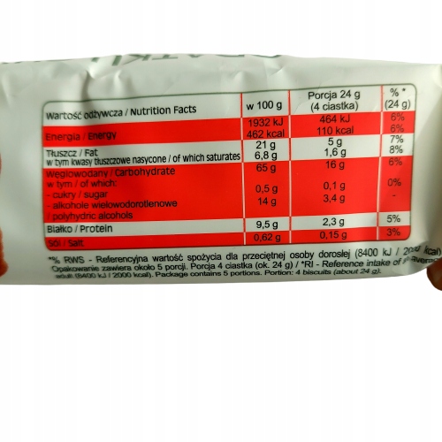 FIT&FREE ČOKOLÁDOVÉ KUCHYNICE BEZ CUKRU 120g DÁTUM: 19.12.2024