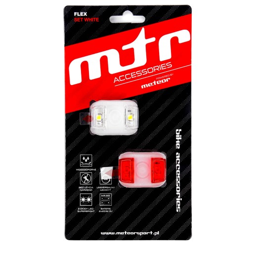 SuperBright LED svetlá na bicykel Účinná ochrana vpredu aj vzadu