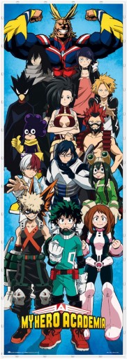 Plagát My Hero Academia All Characters 53x158 cm