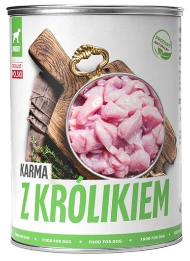 TUF TUF MÔŽE KRÁLIK MOKRÉ KRMIVO PRE PSY 400G