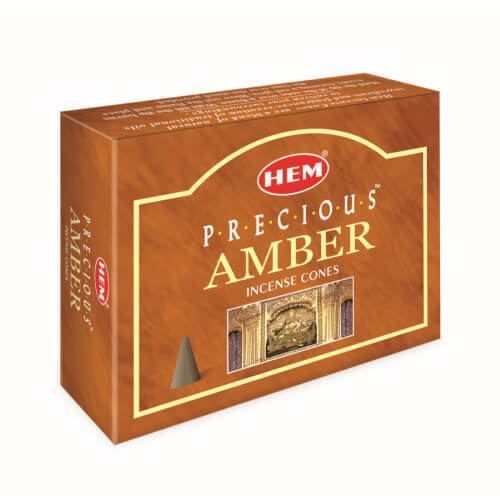 Amber Amber HEM kónické vonné tyčinky 10 ks
