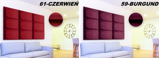 60 X 30 ČALÚNENÉ NÁstenné PANELY RIVIÉRA VELÚR