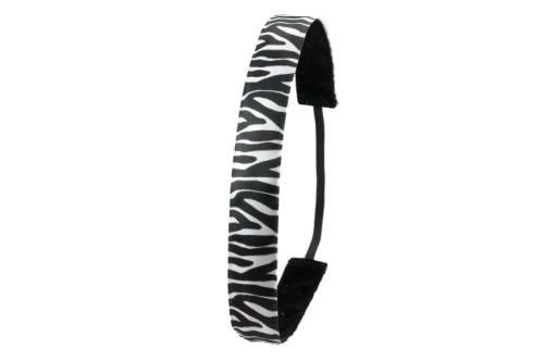 Ivybands Čelenka do vlasov ZEBRA BLACK&WHITE IV