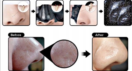 BIOAQUA BLACKHEAD PORE BLACK CARBON NOS MASKA