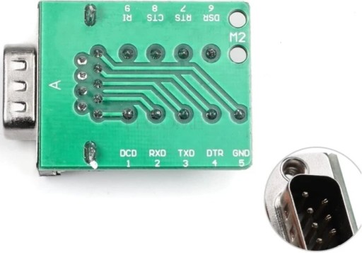 SAMSKÝ ADAPTÉR DB9-G2 RS232 REDUCER 9 PIN PREVODNÍK D-SUB