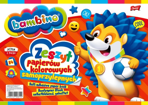 BAMBINO FAREBNÁ SAMOLEPIACA PAPIEROVÁ KNIHA