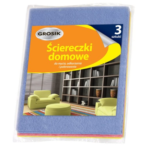 PENNÍKY UTERAČKY DO DOMÁCNOSTI 3 KS x4