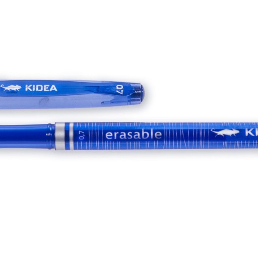 KIDEA zmazateľné pero 0,7 mm 2 ks Modrý blister