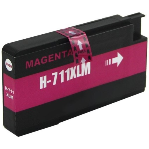 Atrament pre HP 711 XL RED, náhrada za T120 T520 FV