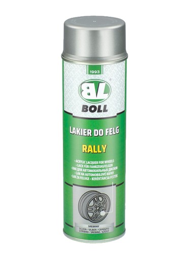 BOLL Strieborná farba na ráfik RALLY SPRAY 500ml