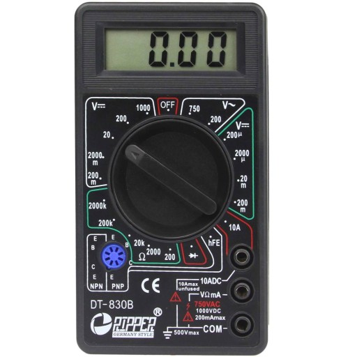 METER PRÚDU UNIVERZÁLNY DIGITÁLNY IHLOVÝ MULTIMETER