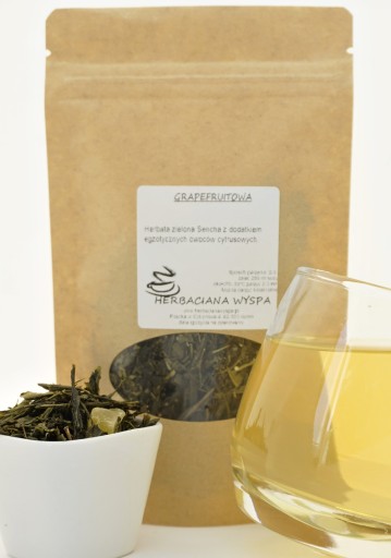 GRAPEFRUIT 100 g zelený čaj Sencha, veľmi osviežujúci a povzbudzujúci