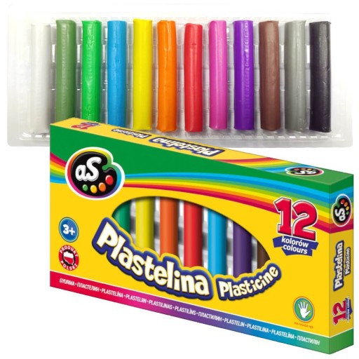 ASTRA PLASTELINA 12 COLORS AS