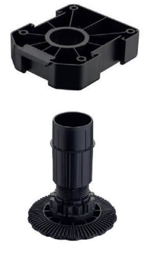 HAFELE AXILO H 60 nábytková noha noha + hlav
