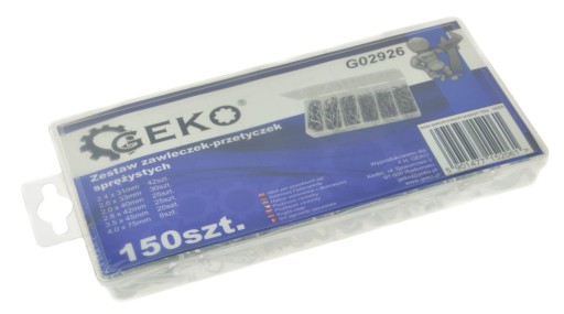 PRUŽINKY 150KS SADA RÔZNYCH KOLÍKOV