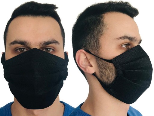Opakovane použiteľná maska s vreckom na filter