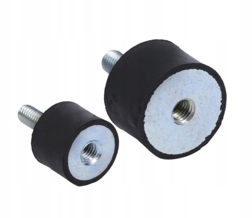 Gumové tlmiče Tlmiče vibrácií 15x15xM4