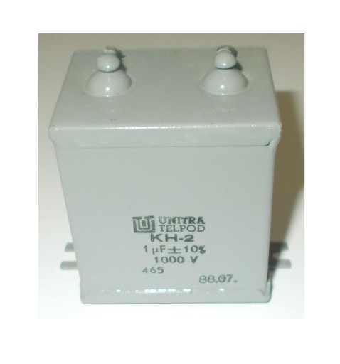 KONDENZÁTOR UNITRA TELPOD _ KH-2 __ 1uF 1000V