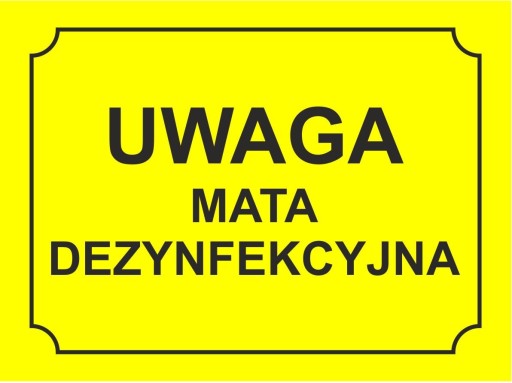 Č.1 Pozor! Dezinfekčná podložka - DOSKA