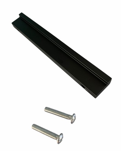 KĽÚČKA NA NÁBYTOK SEDEM OKENNÝCH 128 MM ČIERNA