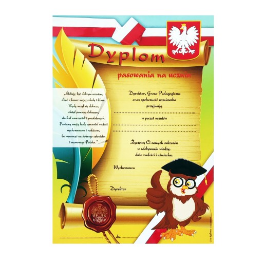 DIPLOM VĎAČNOSŤ DIPLOM A4 MIX 1 ks.