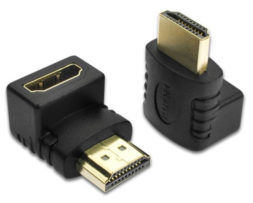 HDMI 2.0 ADAPTÉR UHLOVÝ ADAPTÉR 90 4K FULL HD