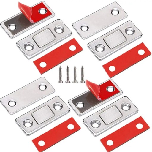 ZÁPADKA MAGNETICKÉHO ZÁMKU NÁBYTOK MAGNET STRIEBORNÁ