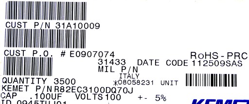 Fólia 47nF 5% 63VAC 100 ks