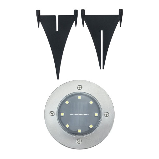 1 x LED záhradné SOLAR svietidlo, zapichnuté do zeme
