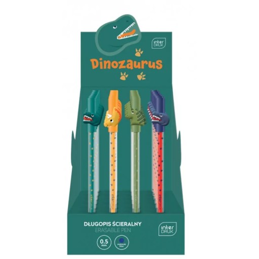 SMAZATEĽNÉ PERO DINOSAUR INTERDRUK 1 KS