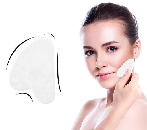 GUA SHA MASÁŽNY KAMEŇ NA TVÁR, JADE TANIER