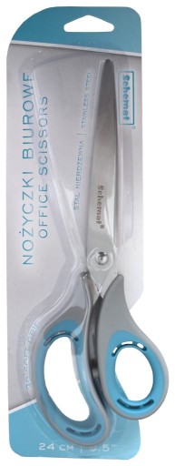 DIAGRAM KANCELÁRSKYCH NOŽNIČIEK 24CM DLH
