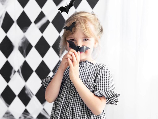 Závesná dekorácia Black Bats 1,5 m Halloween
