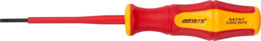 Elektrický skrutkovač s plochou hlavou: SL2,5 x 75 mm