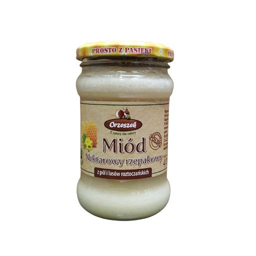 Repkový nektárový med Orzeszek 400 g
